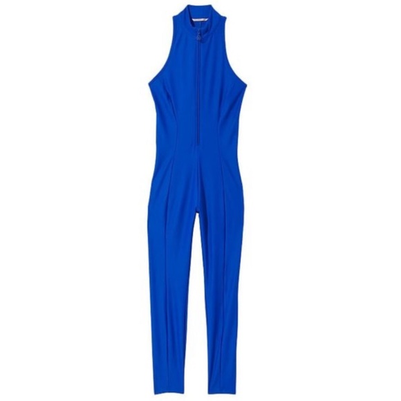 NWT Victoria’s Secret Blue Zip up Jumpsuit - Picture 5 of 16